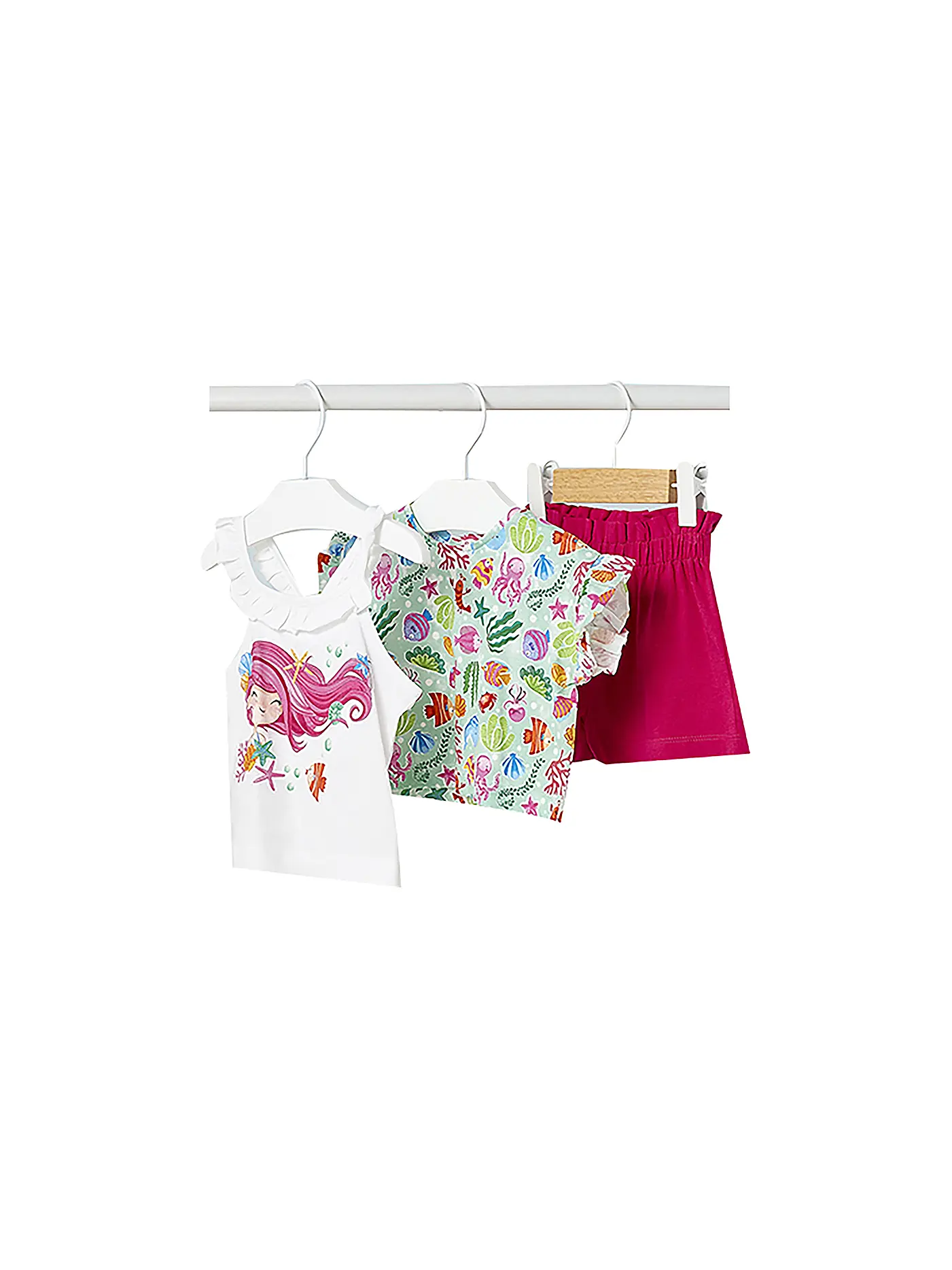 MAYORAL | Baby Set 3-teilig Shirt, Top und Shorts | 